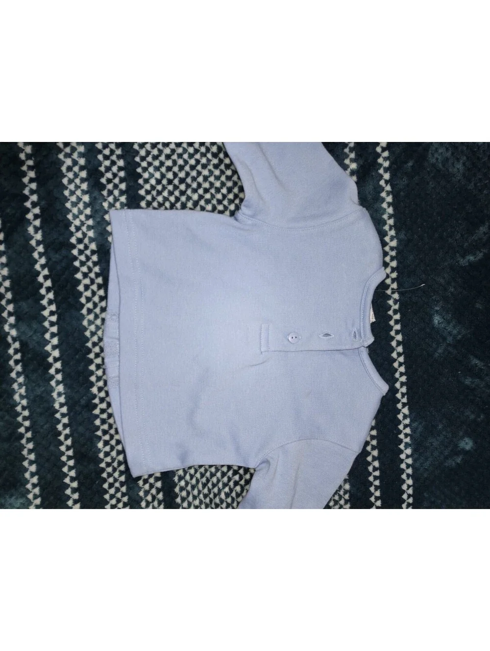 Vintage Baby light blue Disney baby boy Mickey Mouse long-sleeve shirt